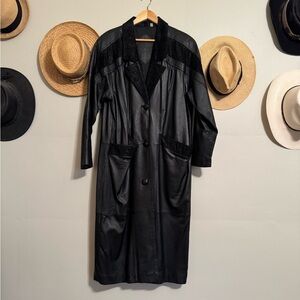 Leather Trench Coat